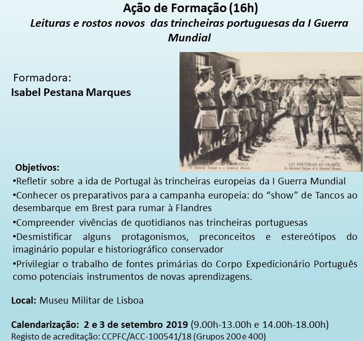 Leituras e rostos novos das trincheiras portuguesas da I Guerra Mundial